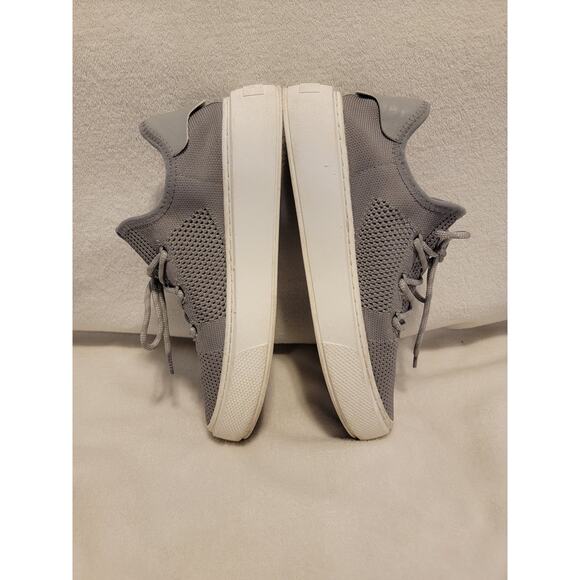 J Slides NYC Damien Platform Fashion Sneakers Lace Up Mesh Gray White Size 7 - Picture 3 of 8